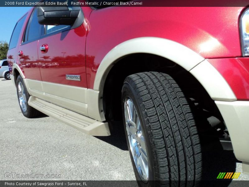 Redfire Metallic / Charcoal Black/Camel 2008 Ford Expedition Eddie Bauer