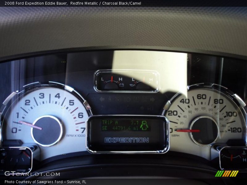 Redfire Metallic / Charcoal Black/Camel 2008 Ford Expedition Eddie Bauer