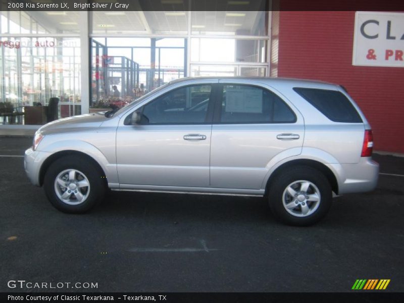 Bright Silver / Gray 2008 Kia Sorento LX