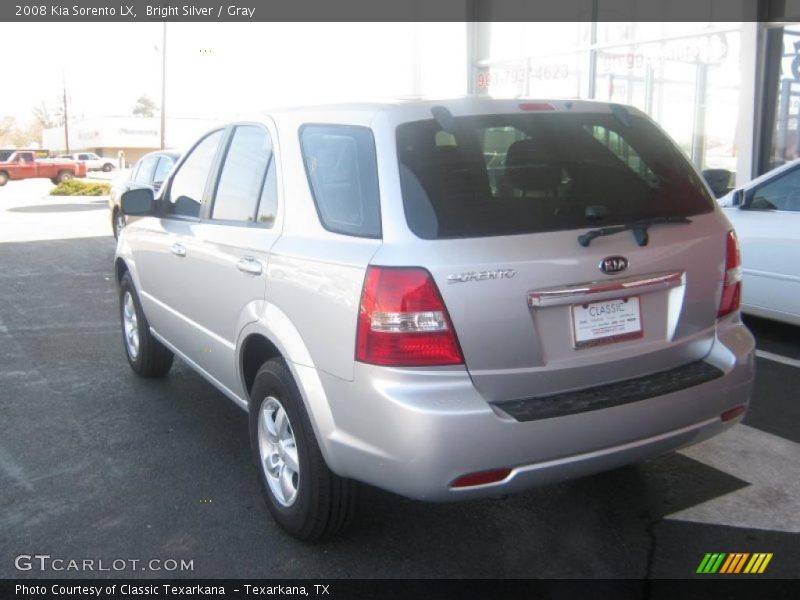 Bright Silver / Gray 2008 Kia Sorento LX