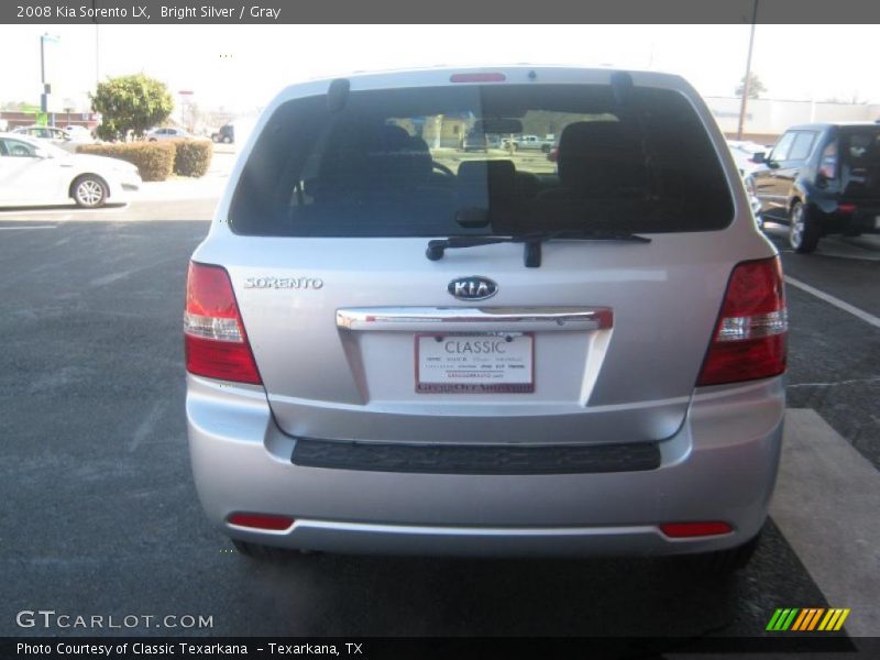 Bright Silver / Gray 2008 Kia Sorento LX