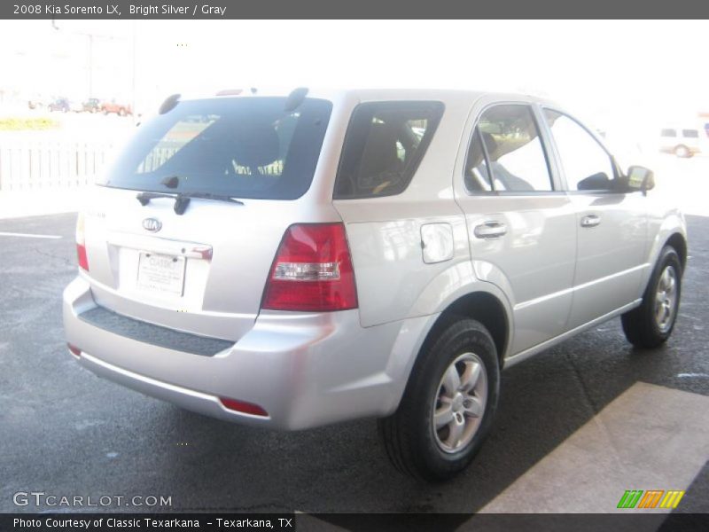 Bright Silver / Gray 2008 Kia Sorento LX