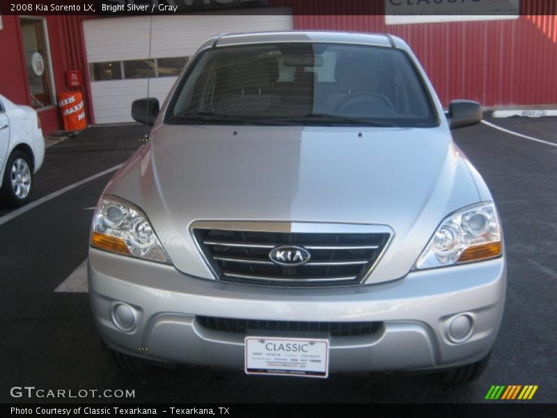 Bright Silver / Gray 2008 Kia Sorento LX