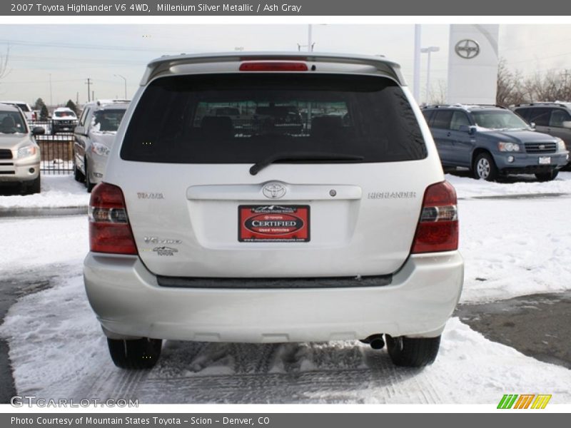 Millenium Silver Metallic / Ash Gray 2007 Toyota Highlander V6 4WD