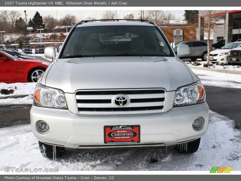 Millenium Silver Metallic / Ash Gray 2007 Toyota Highlander V6 4WD