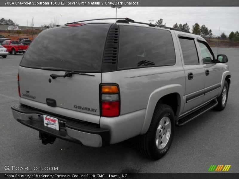 Silver Birch Metallic / Gray/Dark Charcoal 2004 Chevrolet Suburban 1500 LS