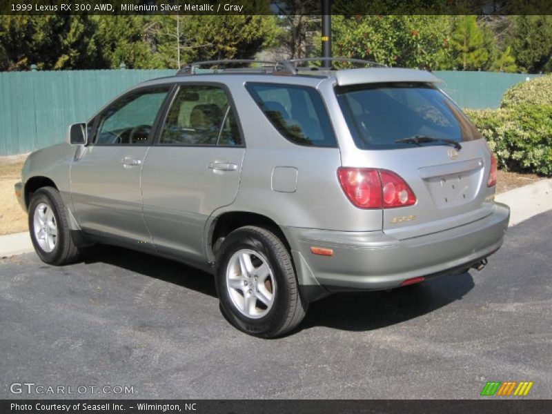 Millenium Silver Metallic / Gray 1999 Lexus RX 300 AWD