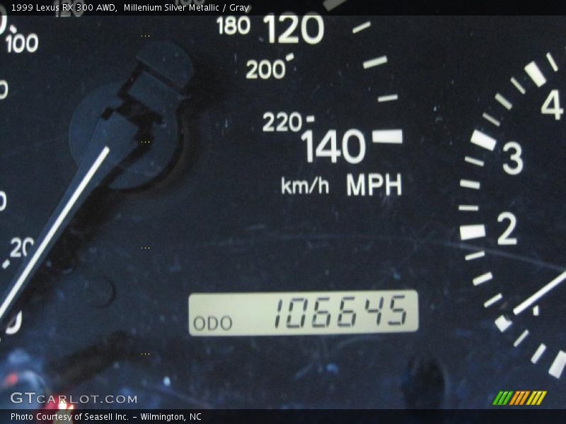 Millenium Silver Metallic / Gray 1999 Lexus RX 300 AWD