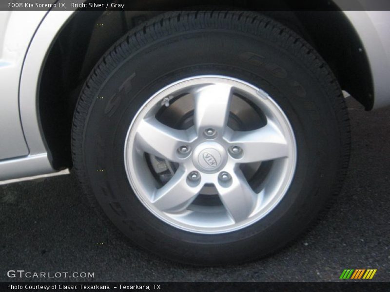 Bright Silver / Gray 2008 Kia Sorento LX