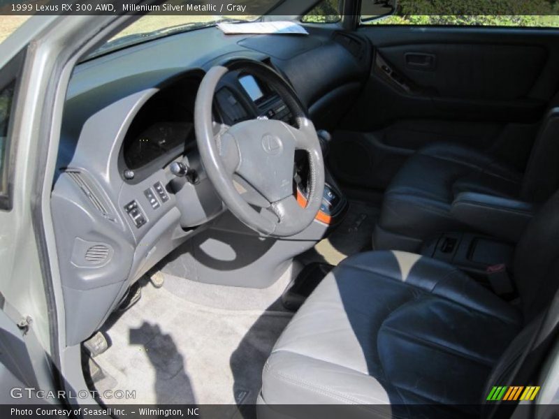 Millenium Silver Metallic / Gray 1999 Lexus RX 300 AWD
