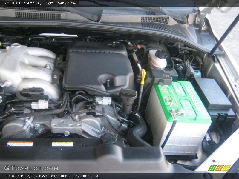 Bright Silver / Gray 2008 Kia Sorento LX
