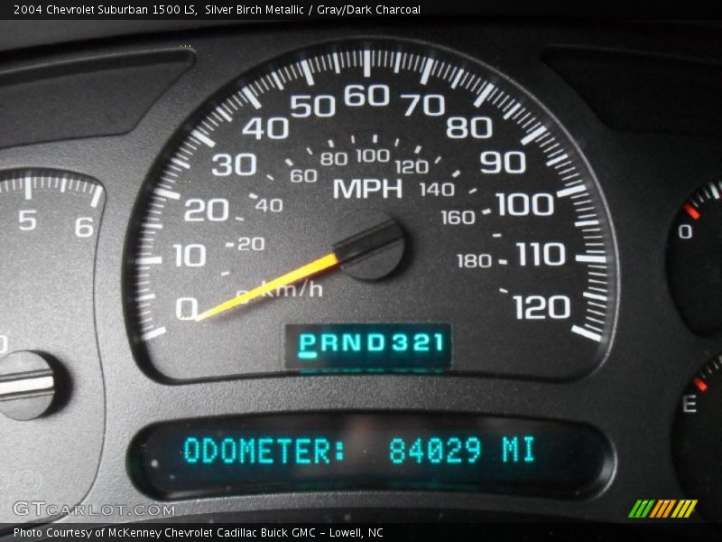 Silver Birch Metallic / Gray/Dark Charcoal 2004 Chevrolet Suburban 1500 LS