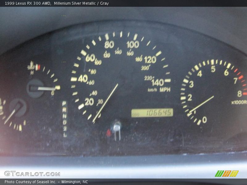 Millenium Silver Metallic / Gray 1999 Lexus RX 300 AWD