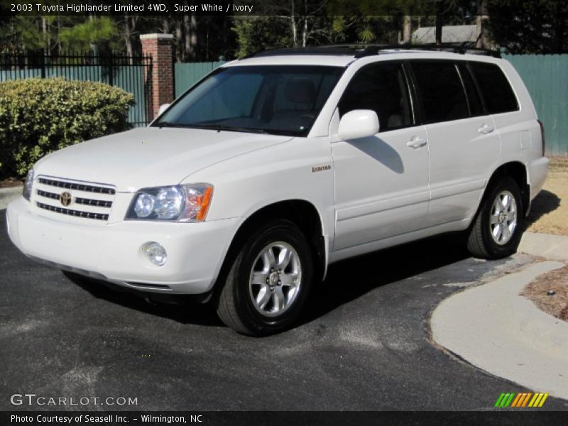 Super White / Ivory 2003 Toyota Highlander Limited 4WD