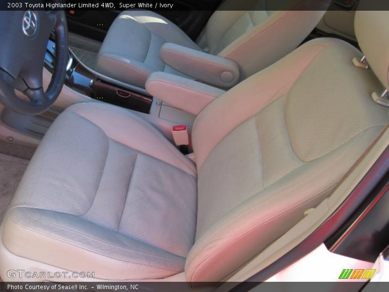Super White / Ivory 2003 Toyota Highlander Limited 4WD