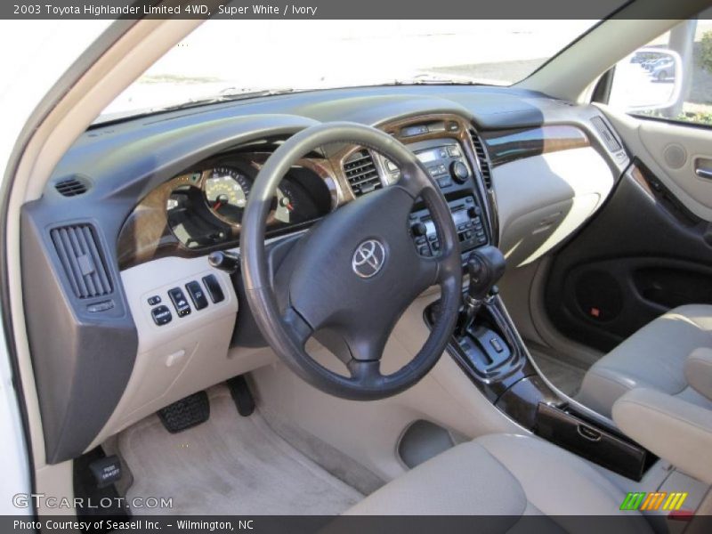 Super White / Ivory 2003 Toyota Highlander Limited 4WD
