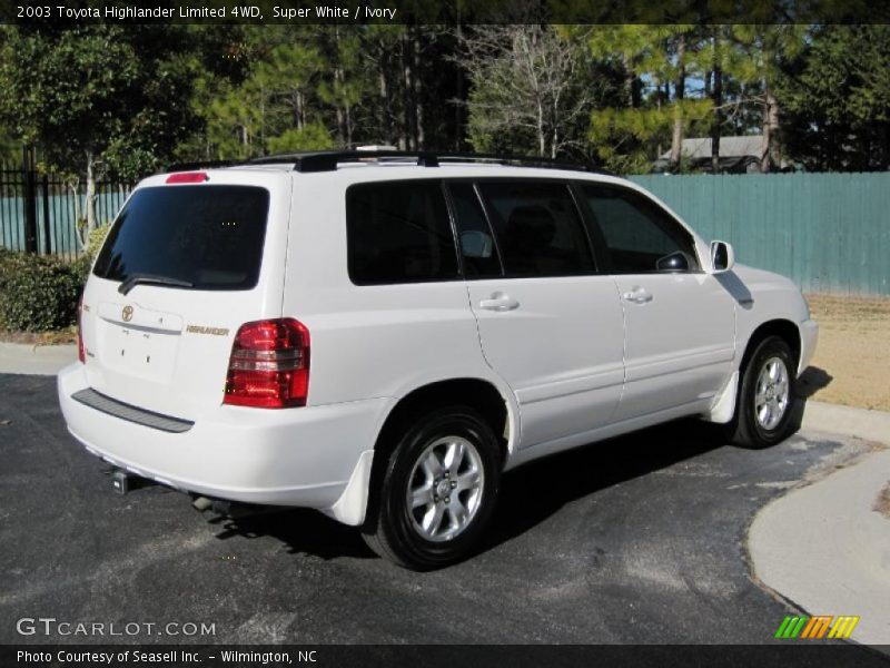 Super White / Ivory 2003 Toyota Highlander Limited 4WD