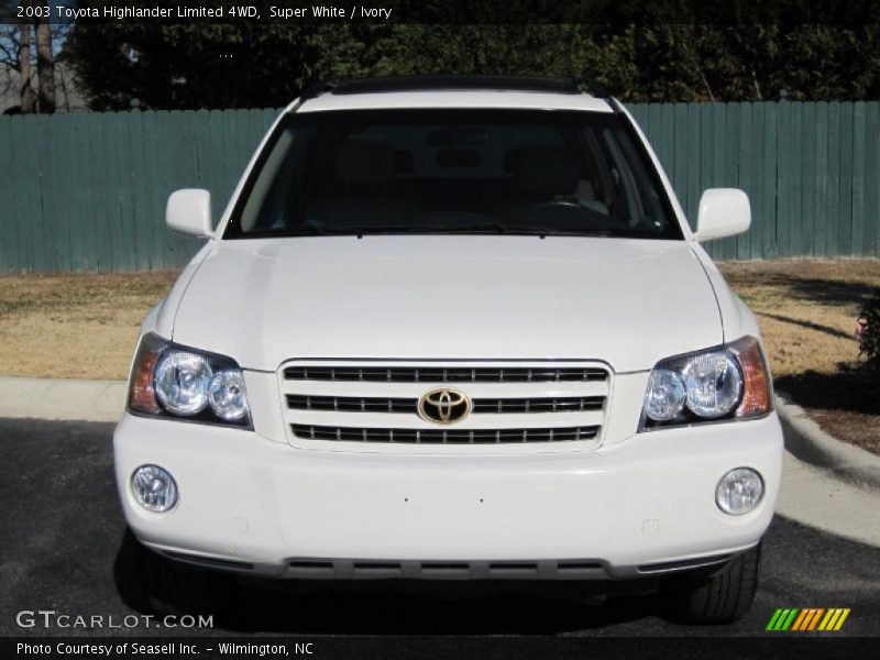 Super White / Ivory 2003 Toyota Highlander Limited 4WD