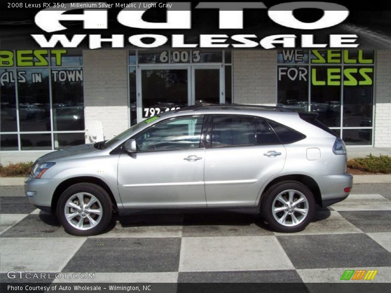 Millenium Silver Metallic / Light Gray 2008 Lexus RX 350