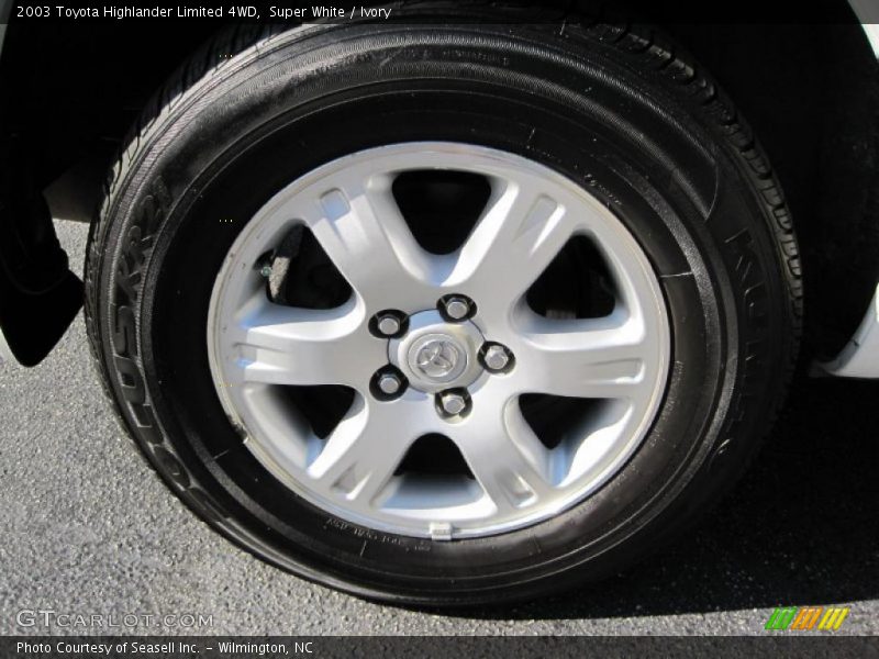 Super White / Ivory 2003 Toyota Highlander Limited 4WD