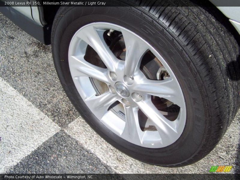 Millenium Silver Metallic / Light Gray 2008 Lexus RX 350