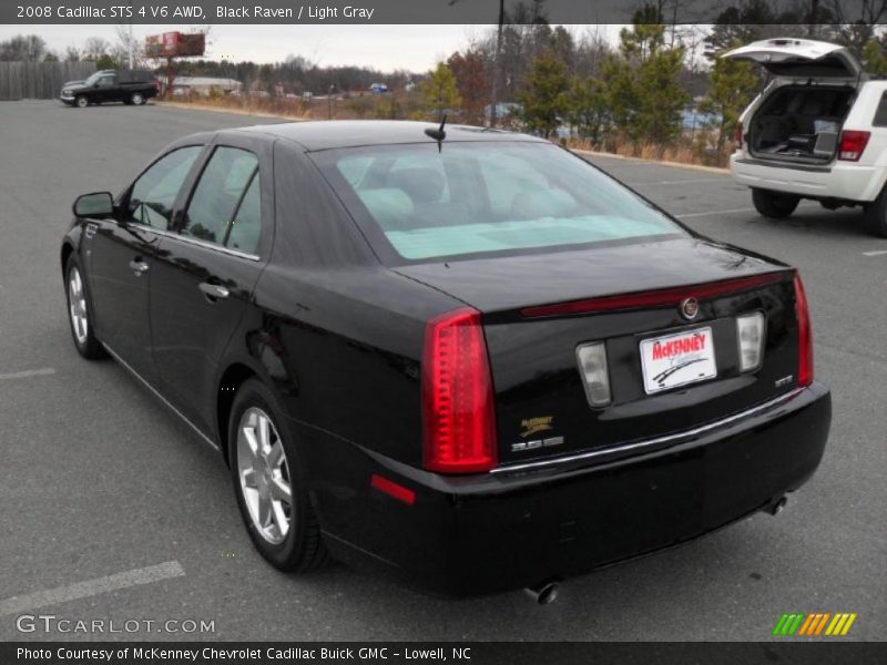 Black Raven / Light Gray 2008 Cadillac STS 4 V6 AWD