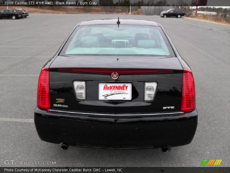 Black Raven / Light Gray 2008 Cadillac STS 4 V6 AWD