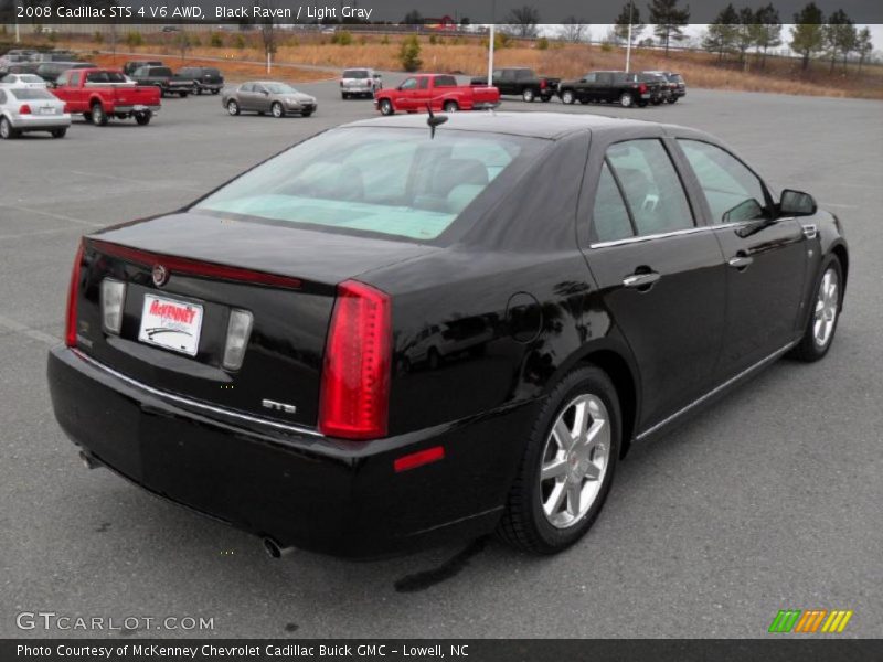 Black Raven / Light Gray 2008 Cadillac STS 4 V6 AWD