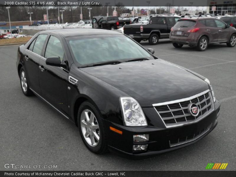 Black Raven / Light Gray 2008 Cadillac STS 4 V6 AWD