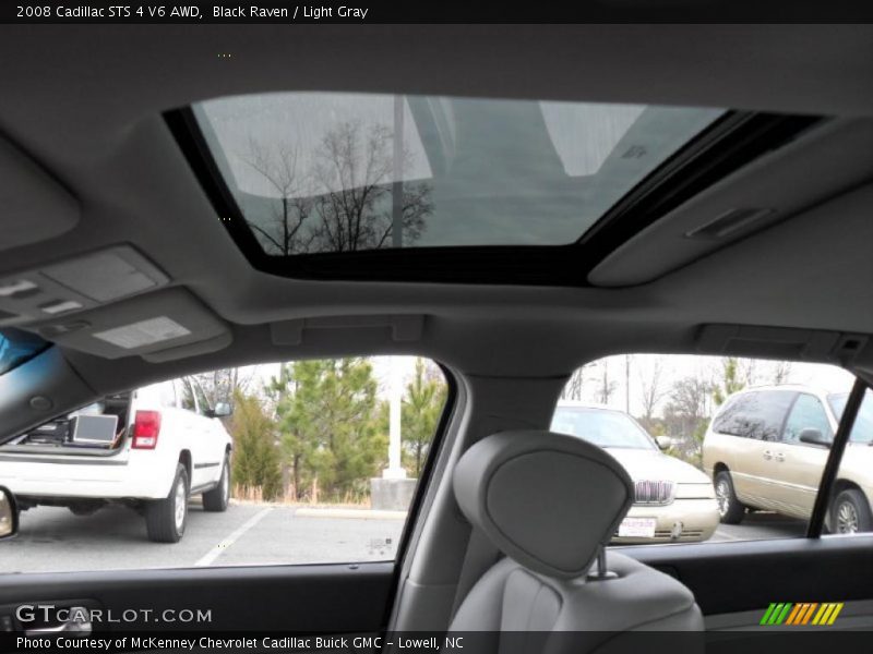 Black Raven / Light Gray 2008 Cadillac STS 4 V6 AWD