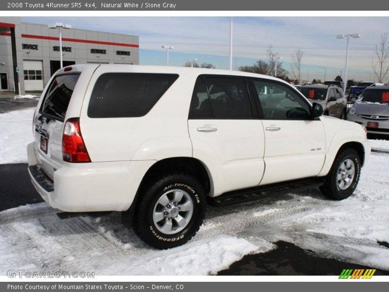 Natural White / Stone Gray 2008 Toyota 4Runner SR5 4x4