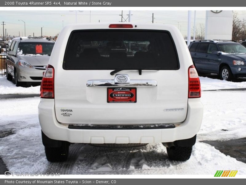 Natural White / Stone Gray 2008 Toyota 4Runner SR5 4x4