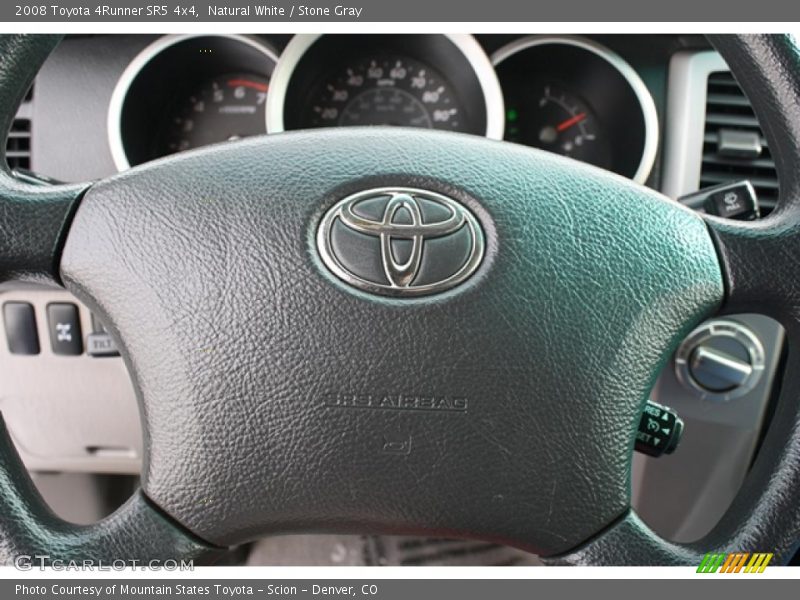 Natural White / Stone Gray 2008 Toyota 4Runner SR5 4x4