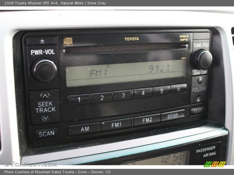 Natural White / Stone Gray 2008 Toyota 4Runner SR5 4x4