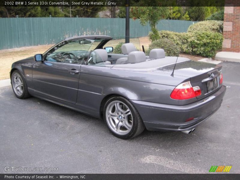 Steel Grey Metallic / Grey 2002 BMW 3 Series 330i Convertible