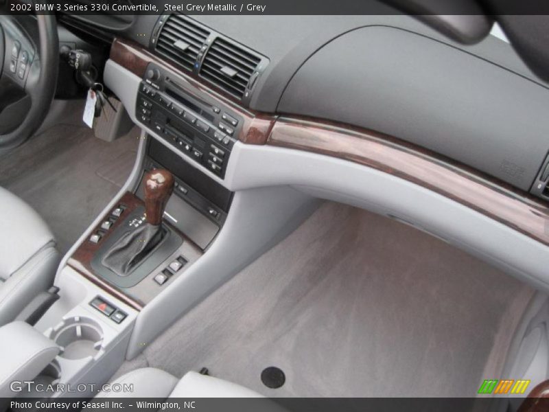 Steel Grey Metallic / Grey 2002 BMW 3 Series 330i Convertible