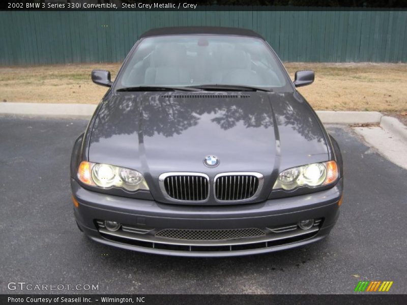 Steel Grey Metallic / Grey 2002 BMW 3 Series 330i Convertible