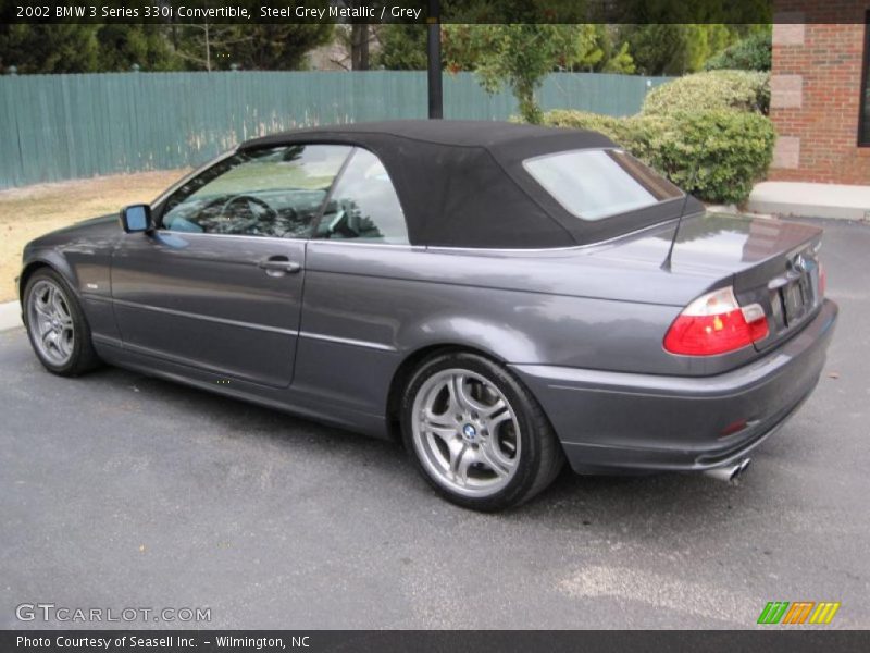 Steel Grey Metallic / Grey 2002 BMW 3 Series 330i Convertible