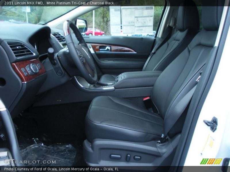 White Platinum Tri-Coat / Charcoal Black 2011 Lincoln MKX FWD