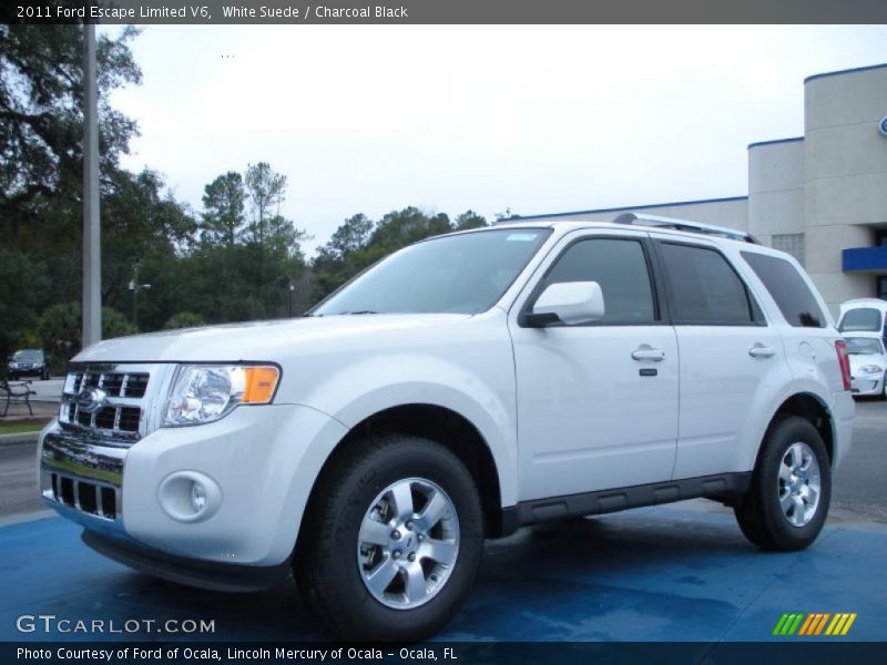 White Suede / Charcoal Black 2011 Ford Escape Limited V6