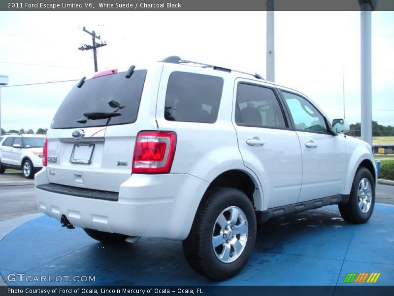 White Suede / Charcoal Black 2011 Ford Escape Limited V6
