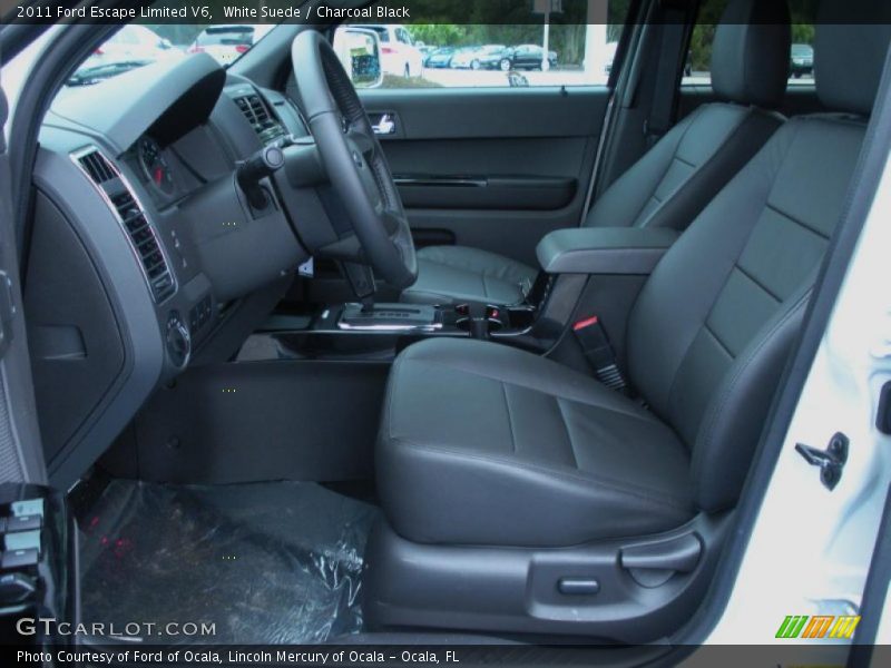 White Suede / Charcoal Black 2011 Ford Escape Limited V6