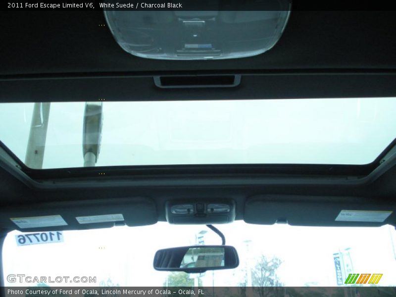 White Suede / Charcoal Black 2011 Ford Escape Limited V6