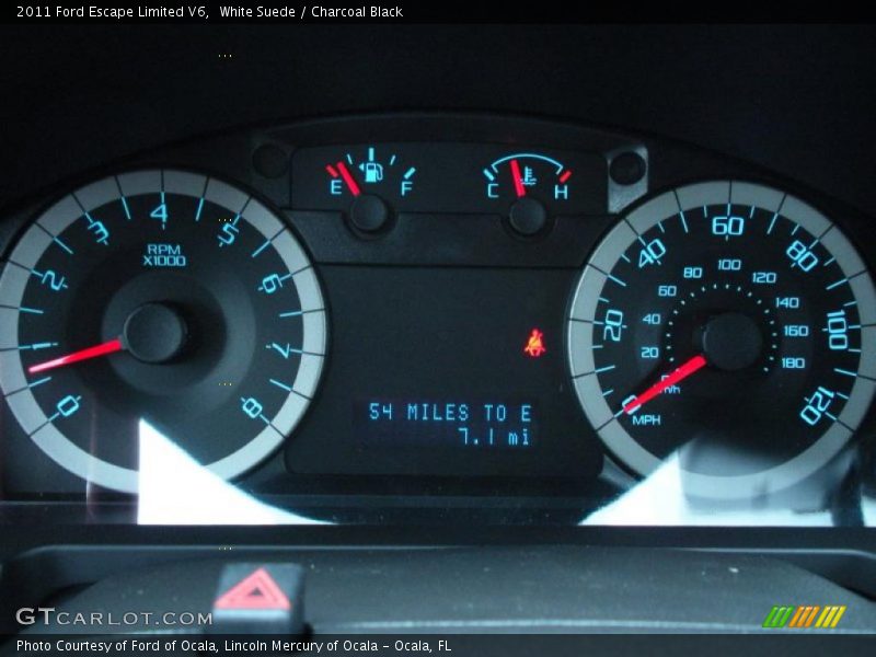 White Suede / Charcoal Black 2011 Ford Escape Limited V6