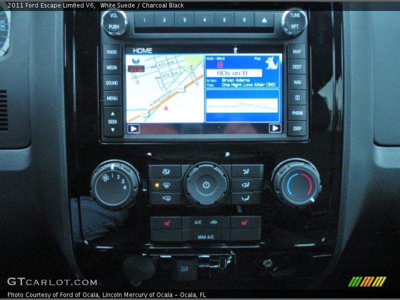 White Suede / Charcoal Black 2011 Ford Escape Limited V6