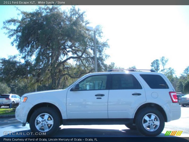White Suede / Stone 2011 Ford Escape XLT