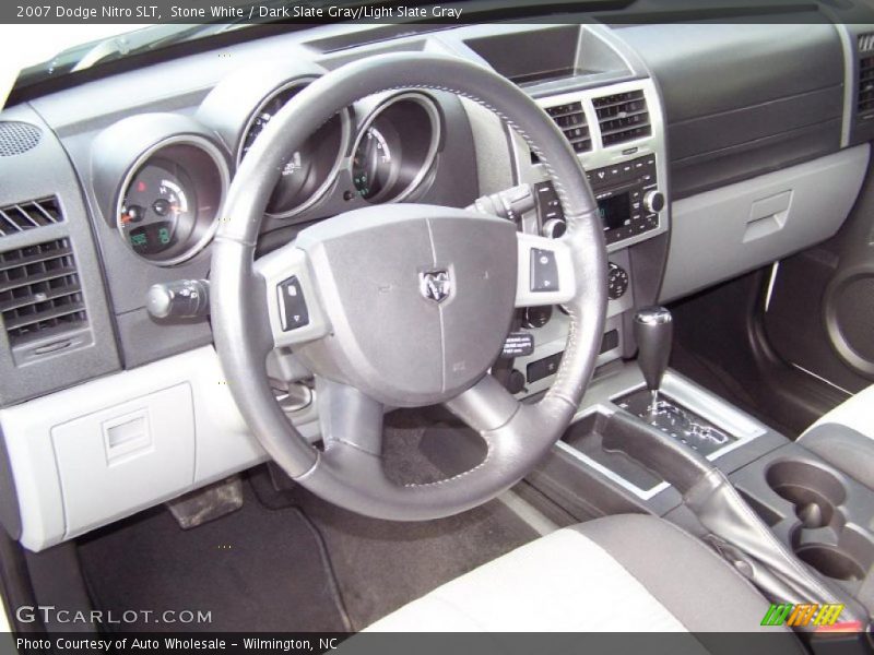 Stone White / Dark Slate Gray/Light Slate Gray 2007 Dodge Nitro SLT