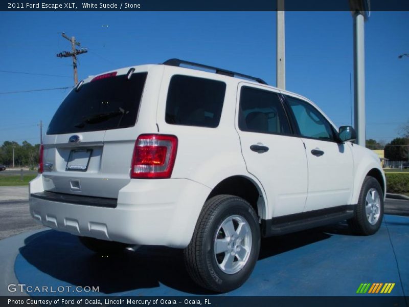 White Suede / Stone 2011 Ford Escape XLT