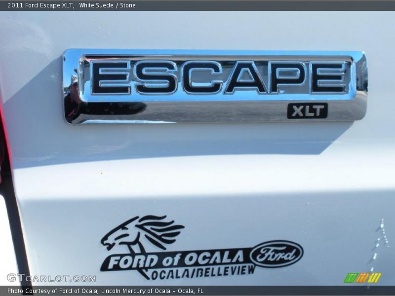 White Suede / Stone 2011 Ford Escape XLT