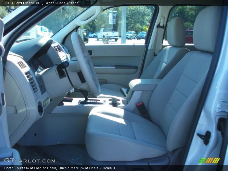 White Suede / Stone 2011 Ford Escape XLT